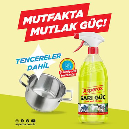 Yağ Çözücü 1 Lt Ultra Güçlü Temizlik Maddesi