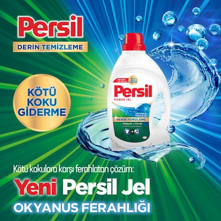 2470 ml Okyanus Ferahlığı ile Sıvı Çamaşır Deterjanı