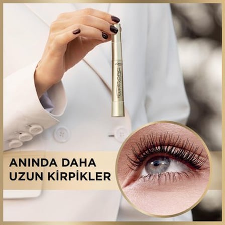 Telescopic Siyah Uzun Görünüm Veren
