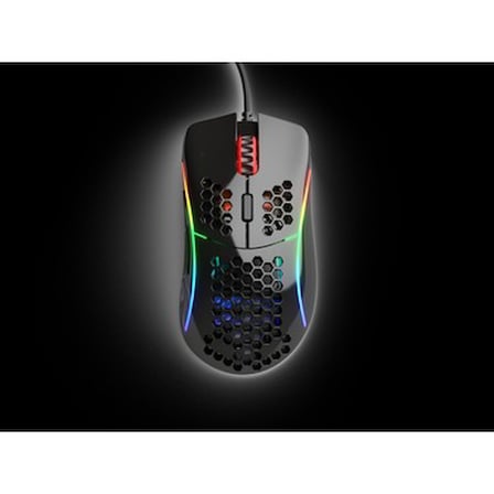 Parlak Siyah RGB Oyuncu Mouse, Kablolu Tasarım