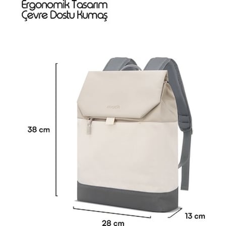 14.1" Günlük Sırt Çantası, Zen Eco Tasarımı ile Şık ve Kullanışlı