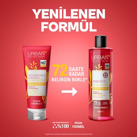 Bukle Belirginleştirici Saç Bakım Şampuanı 350 Ml Vegan