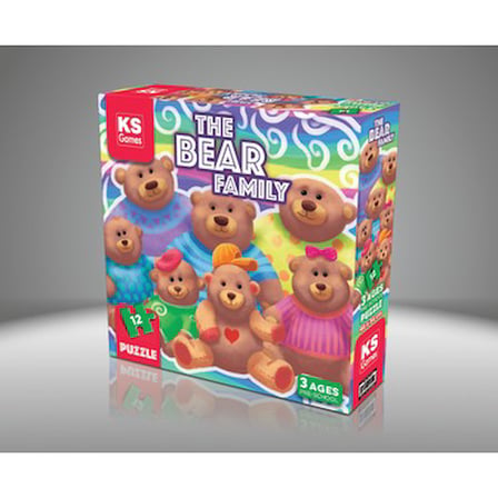 Eğlenceli 12 Parça Bulmaca, Bear Family Temalı