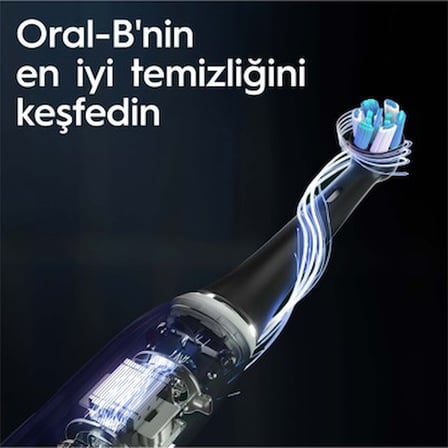 Şarjlı Diş Fırçası, Orta Sertlikte Fırça Kılı ile Ultrasonik Temizlik