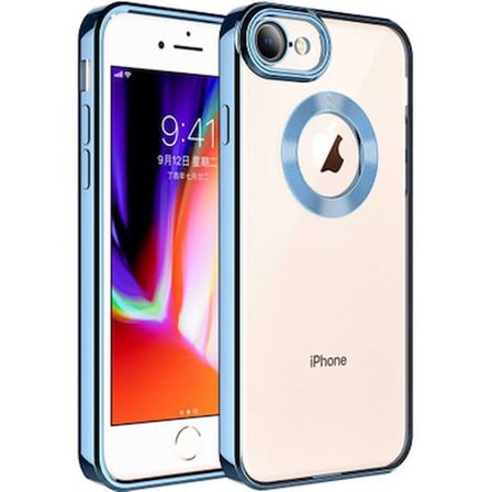 Apple iPhone SE 2022/2020 İçin Lens Korumalı Şeffaf Kapak