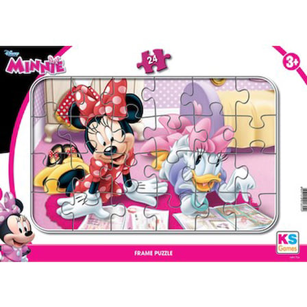 Minnie Mouse Temalı 24 Parça Çerçeve Bulmacası