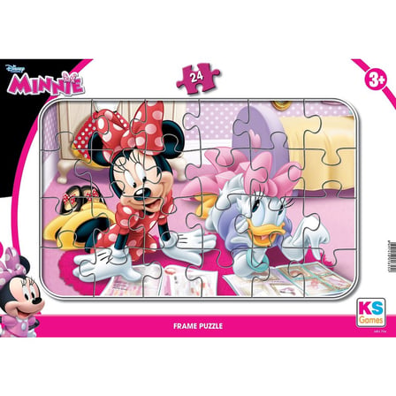 Minnie Mouse Temalı 24 Parça Çerçeve Bulmacası