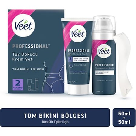 50 ml Bikini Bölgesi İçin Hipoalerjenik Tüy Dökücü Krem Seti