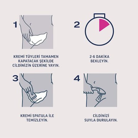 50 ml Bikini Bölgesi İçin Hipoalerjenik Tüy Dökücü Krem Seti