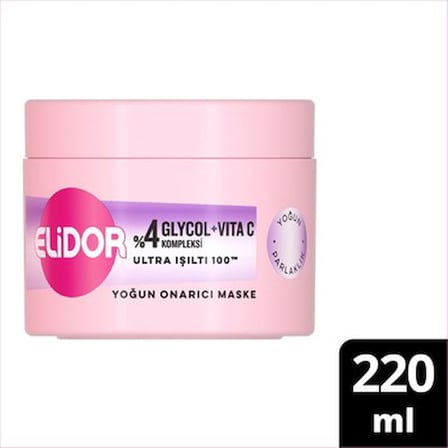 Ultra Işıltı Sağlayan Yoğun Onarıcı Saç Maskesi, 220ml