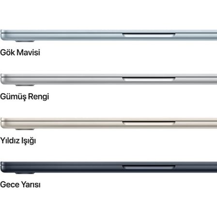 Apple MacBook Air M5 16GB 512GB SSD macOS 15" Taşınabilir Bilgisayar Yıldız Işığı