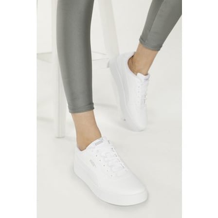 Beyaz Kadın Sneaker ile Günlük Kullanım için Şıklık