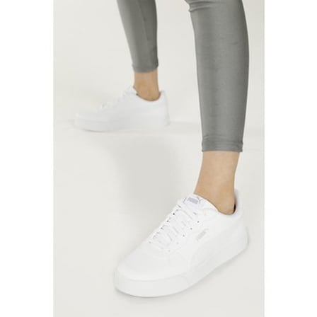 Beyaz Kadın Sneaker ile Günlük Kullanım için Şıklık