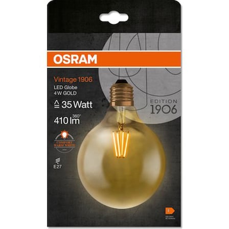 LED Globe Ampul, 4W Güç ve Şık Tasarım
