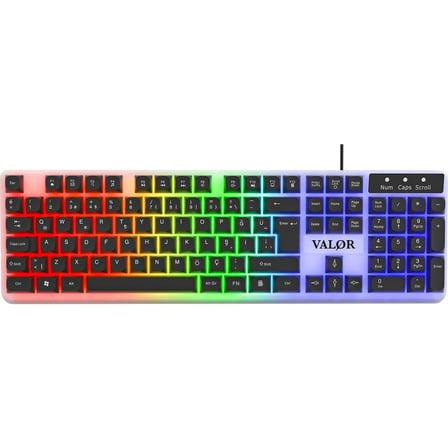 RGB Işıklı Membran Oyun Klavyesi - Tam Set ile Yüksek Performans
