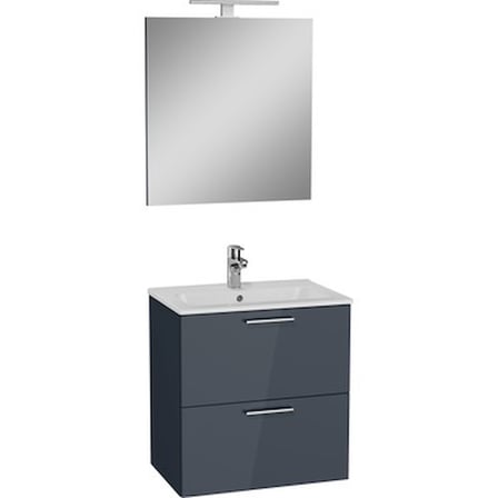 Çekmeceli Banyo Dolabı Seti 60 cm Modern Tasarım