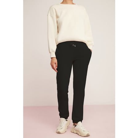 Polarlı Beli Lastikli Relaxed Eşofman ile Konfor