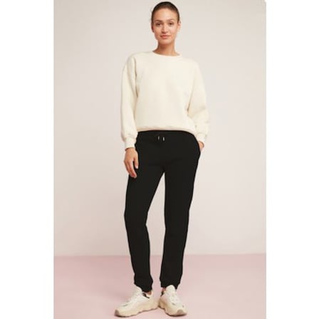 Polarlı Beli Lastikli Relaxed Eşofman ile Konfor
