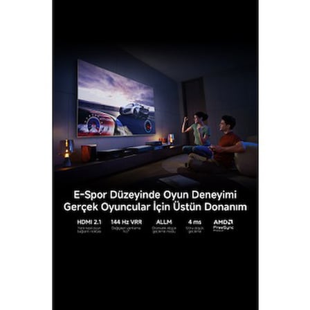 85 inç 4K Ultra HD QLED Smart TV ile Geniş Görüntü Alanı