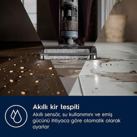 Islak ve Kuru Dikey Şarjlı Süpürge, 21.6V Güç ve Yüksek Performans