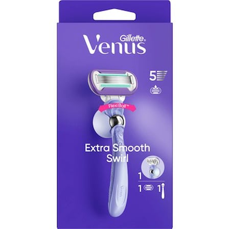 Gillette Venus Extra Smooth Swirl Tıraş Makinesi + Yedek