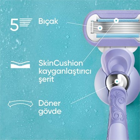 Gillette Venus Extra Smooth Swirl Tıraş Makinesi + Yedek