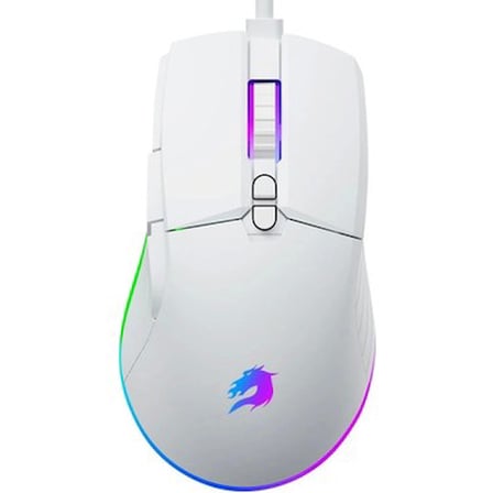 RGB Gaming Mouse, 12800 DPI ve Beyaz Tasarım ile Fark Yaratır