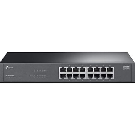 Tp-Link LS1016G 16 Port 10-100-1000 Mbps Switch Metal