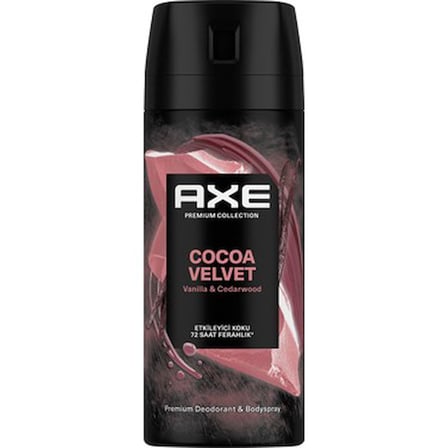 150 ml Cocoa Velvet Aromalı Erkek Spray Deodorant, Ferahlatıcı