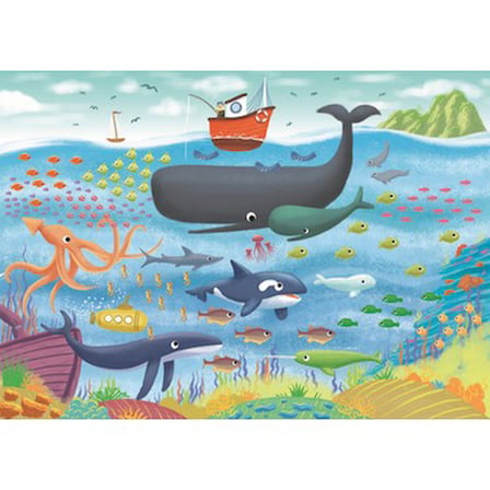 The Fisherman Temalı 24 Parça Eğitici Puzzle