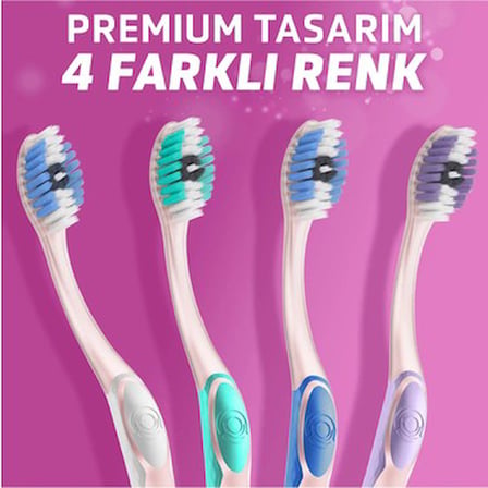 Yumuşak Kıllı 4D Sensitive Diş Fırçası 1 Parça ile Diş Eti Koruma