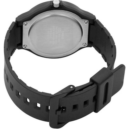 Erkekler İçin Casio MW-240-7BVDF Standart Kol Saati 43,6 mm Plastik Kasa ve Siyah Silikon