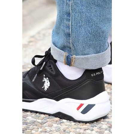 U.S. Polo Assn. Husky 5fx Siyah Erkek Sneaker