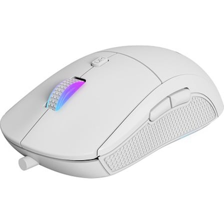 Beyaz Profesyonel Gaming Mouse, Dire RGB Aydınlatma ile Donatıldı