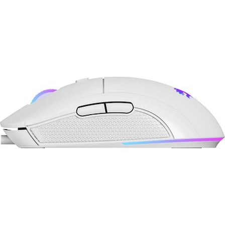 Beyaz Profesyonel Gaming Mouse, Dire RGB Aydınlatma ile Donatıldı