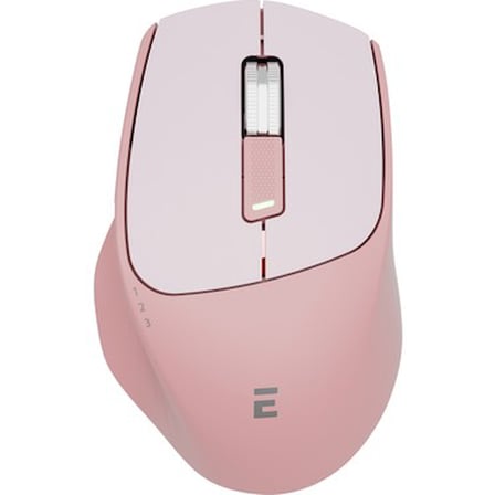 Pembe 2in1 Bluetooth Kablosuz Mouse, Ofis İçin Kolay Taşınabilirlik