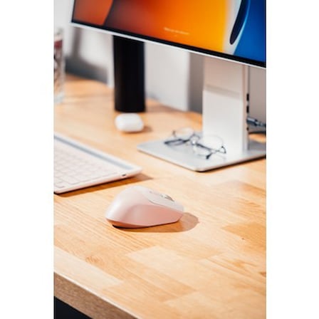 Pembe 2in1 Bluetooth Kablosuz Mouse, Ofis İçin Kolay Taşınabilirlik