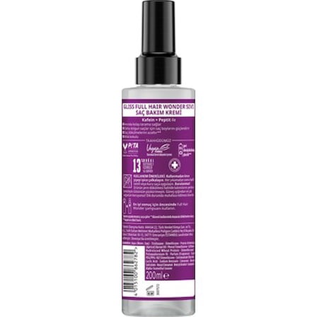 Kafein & Peptit Saç Bakım Kremi 200ml, Dökülmeye Eğilimli Saçlar için