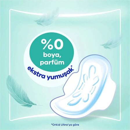 24 Adet %0 Boyalı ve Parfümsüz Uzun Hijyenik Ped