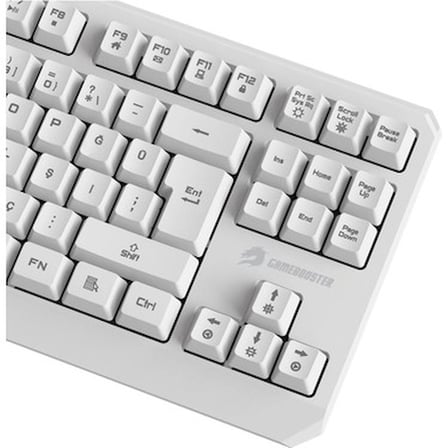 Aydınlatmalı Beyaz Mekanik Oyun Klavyesi ve Mouse Seti