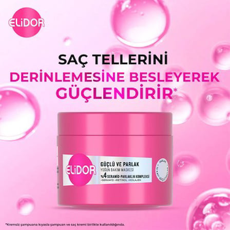 220 ml yoğun bakım maskesi, besleyici etki ile tüm saçlar için