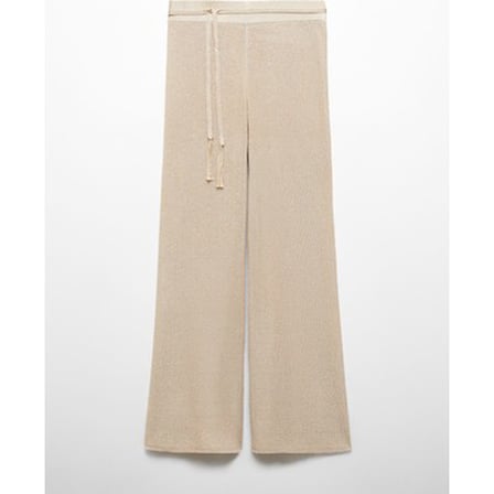 Mango Lurex Örgülü Geniş Paça
