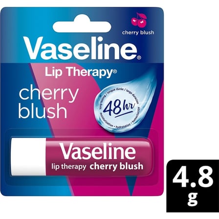 Dudak bakım kremi, 4.8 gram cherry blush aroması ile