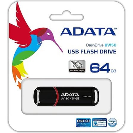 Adata UV150-64GB USB3.2 Gen1 Black Flash