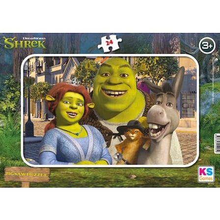 Shrek Temalı 24 Parça Frame Puzzle ile Eğlence