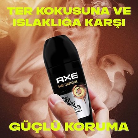Axe Erkek Roll On Deodorant Dark Temptation 48 Saat Etkileyici Koku 50