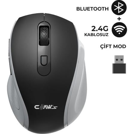 Bluetooth ve 2.4G Modlu Kablosuz Mouse - Kompakt