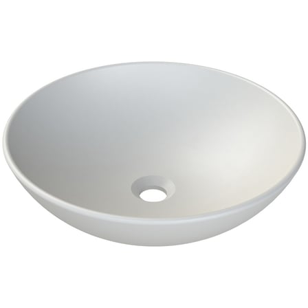 Mat Beyaz Seramik 46 cm Lavabo Tasarımı