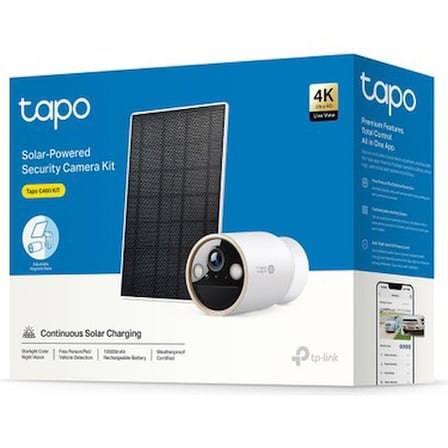 Tp-Link Tapo C460 Kıt | 4K 8mp Bataryalı Güvenlik Kamerası Kiti | 10000 Mah Batarya | Aı