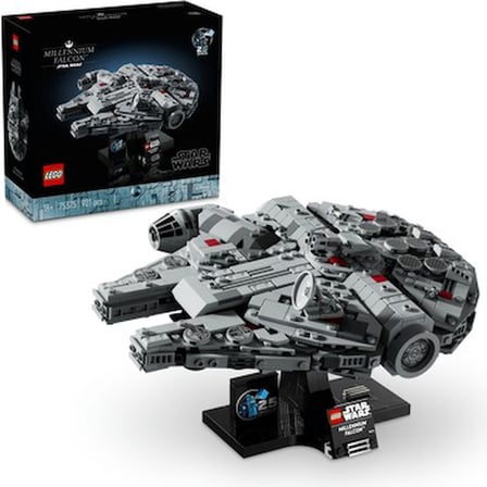 LEGO® Star Wars™ Millennium Falcon™ 75375 - Yetişkinler için Koleksiyonluk ve Dekoratif Model Yapım